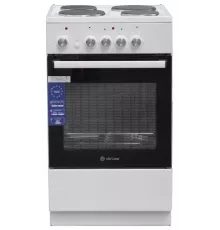 Кухонная плита DE LUXE 5004.18э белый (без крышки)