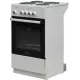 Кухонная плита DE LUXE 5004.18э белый (без крышки)