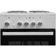Кухонная плита DE LUXE 5004.18э белый (без крышки)