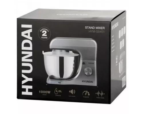 Миксер Hyundai HYM-S5451 серый/черный
