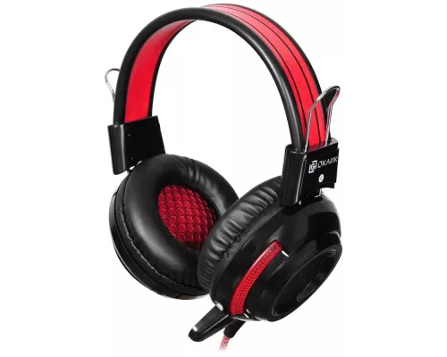 Наушники OKLICK HS-G300 черный/красный