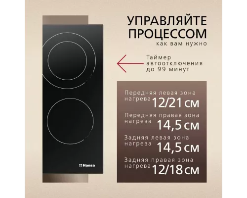 Варочная поверхность Hansa BHC66506 черный