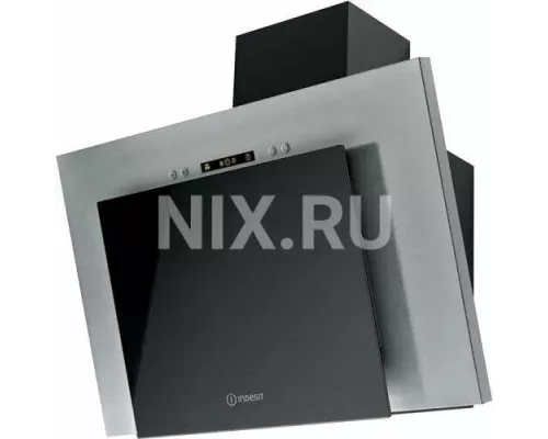 Вытяжка Indesit IHVP 6.4 LL K черный/нержавеющая сталь