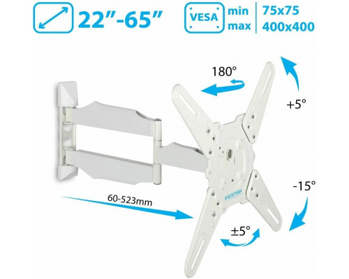 Кронштейн Kromax ATLANTIS-40, white