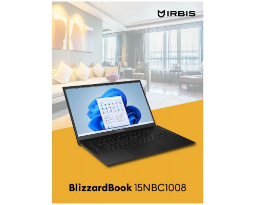 Ноутбук IRBIS 15NBC1008 15.6" AMD Ryzen R7 5800U, 15.6"LCD 1920*1080 IPS , 16+256GB SSD, Front, AC wifi, camera: 2MP, 5000mha battery,  METAL case, backlight keyboard. Type-c, DOS