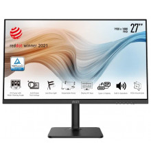 Монитор MSI PRO 27" MD271P {IPS 1920x1080 75Hz 5ms 178/178 250cd 1000:1 8bit(6bit+FRC) HDMI1.4 USB-C(PD 15W; DP mode) AudioOut 2x1W Pivot VESA} [9S6-3PA49H-006]