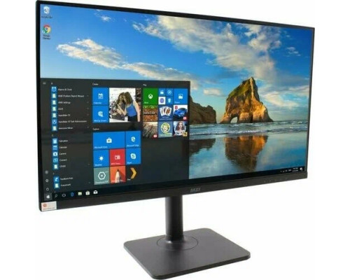 Монитор MSI PRO 27" MD271P {IPS 1920x1080 75Hz 5ms 178/178 250cd 1000:1 8bit(6bit+FRC) HDMI1.4 USB-C(PD 15W; DP mode) AudioOut 2x1W Pivot VESA} [9S6-3PA49H-006]