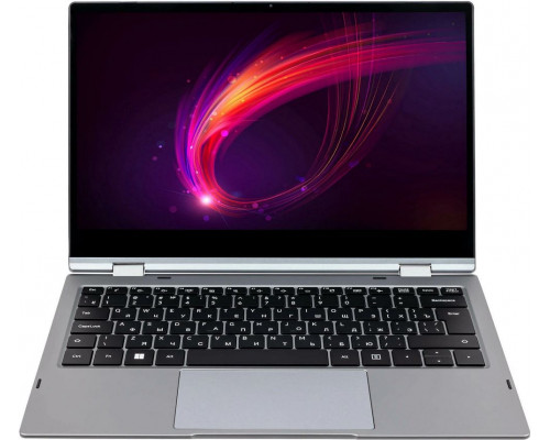 Ноутбук HIPER H1306O582DM SLIM 360 13.3"(FHD IPS)/Touch/Intel Core i5 1235U/8192Mb/256SSD/noDVD/Intel UHD Graphics/Cam/WiFi/38WHr/war 1y/1.26kg/Silver/DOS