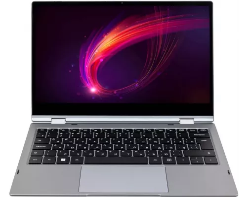 Ноутбук HIPER H1306O582DM SLIM 360 13.3"(FHD IPS)/Touch/Intel Core i5 1235U/8192Mb/256SSD/noDVD/Intel UHD Graphics/Cam/WiFi/38WHr/war 1y/1.26kg/Silver/DOS