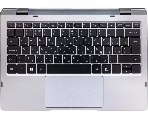 Ноутбук HIPER H1306O582DM SLIM 360 13.3"(FHD IPS)/Touch/Intel Core i5 1235U/8192Mb/256SSD/noDVD/Intel UHD Graphics/Cam/WiFi/38WHr/war 1y/1.26kg/Silver/DOS