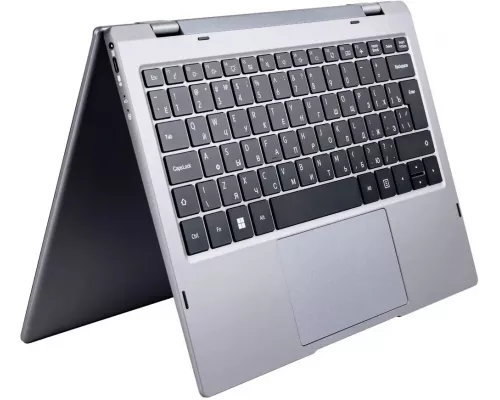 Ноутбук HIPER H1306O582DM SLIM 360 13.3"(FHD IPS)/Touch/Intel Core i5 1235U/8192Mb/256SSD/noDVD/Intel UHD Graphics/Cam/WiFi/38WHr/war 1y/1.26kg/Silver/DOS