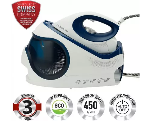 Парогенератор Polaris PSS 7530K синий/белый