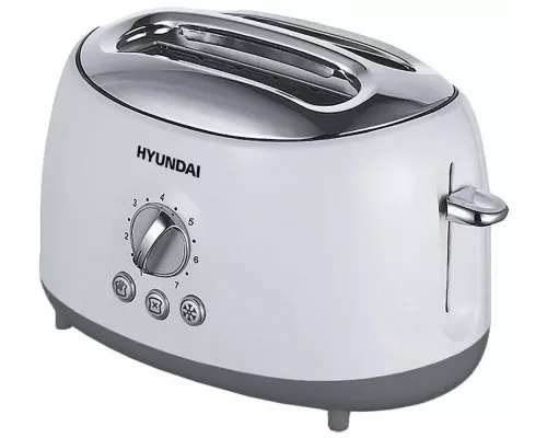 Тостер Hyundai HYT-8003 белый/серый