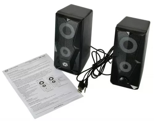 Акустическая система OKLICK OK-127 2.0 черный