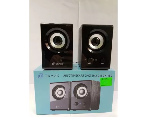 Акустическая система OKLICK OK-160 2.0 черный