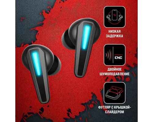 Беспроводные наушники A4Tech Bloody M70 черный/синий