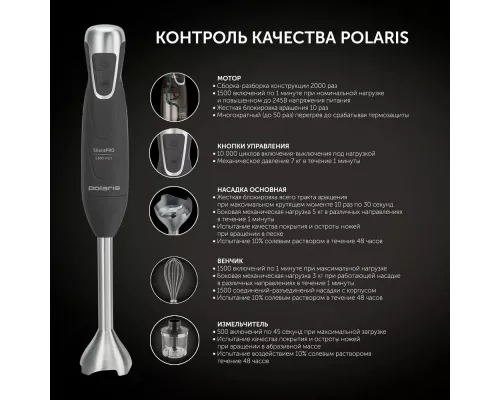 Блендер Polaris PHB1380 Silent серый
