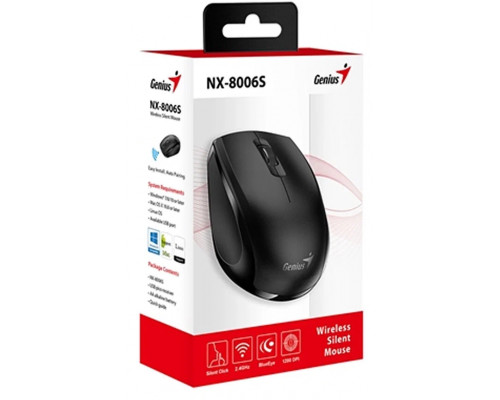 Мышь Genius NX-8006S черная Мышь Genius NX-8006S черная