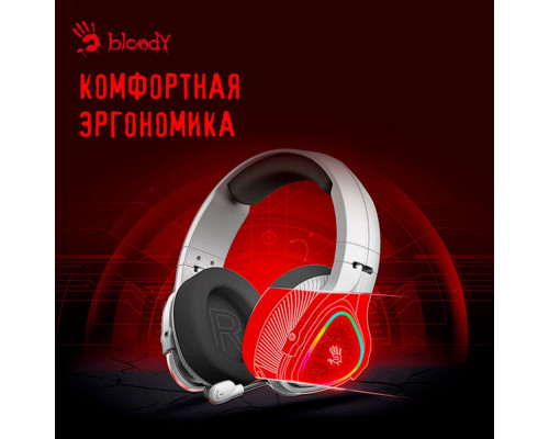 Наушники с микрофоном A4Tech Bloody MR710 серый 