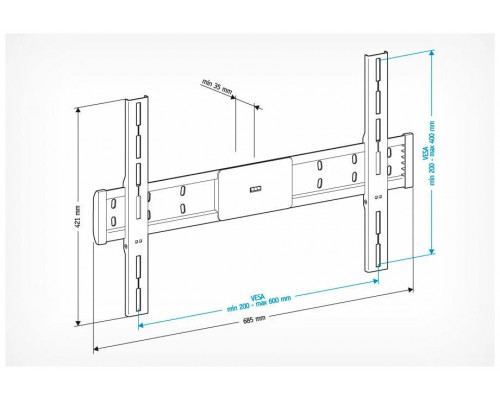 Кронштейн HOLDER LCD-F6608-B