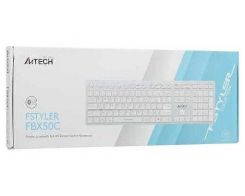 Клавиатура A4Tech Fstyler FBX50C белый