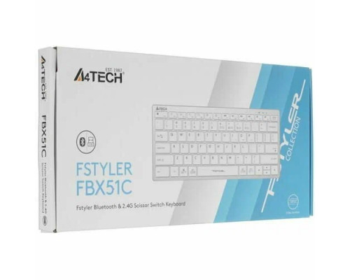 Клавиатура A4Tech Fstyler FBX51C зеленый 