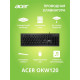 Клавиатура Acer OKW120 черный USB Multimedia