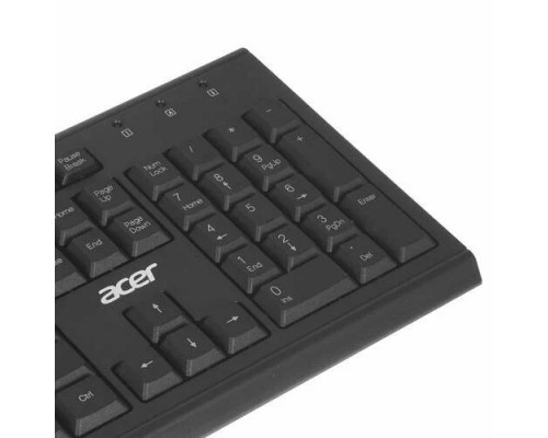 Клавиатура Acer OKW120 черный USB Multimedia