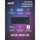 Клавиатура Acer OKW126 черный USB for gamer LED