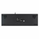 Клавиатура Acer OKW127 черный USB for gamer LED