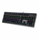 Клавиатура Acer OKW127 черный USB for gamer LED