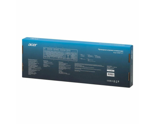 Клавиатура Acer OKW127 черный USB for gamer LED Клавиатура Acer OKW127 черный USB for gamer LED