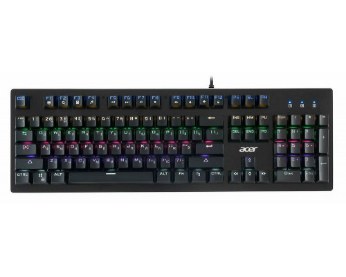 Клавиатура Acer OKW127 черный USB for gamer LED Клавиатура Acer OKW127 черный USB for gamer LED