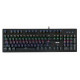 Клавиатура Acer OKW127 черный USB for gamer LED