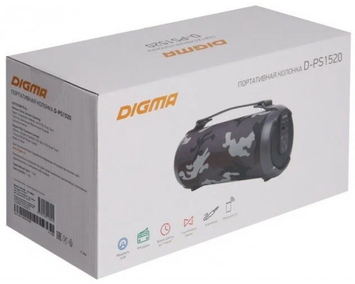 Портативная колонка DIGMA D-PS1520 камуфляж