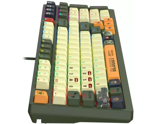 Клавиатура A4Tech Bloody S98 Aviator зеленый USB