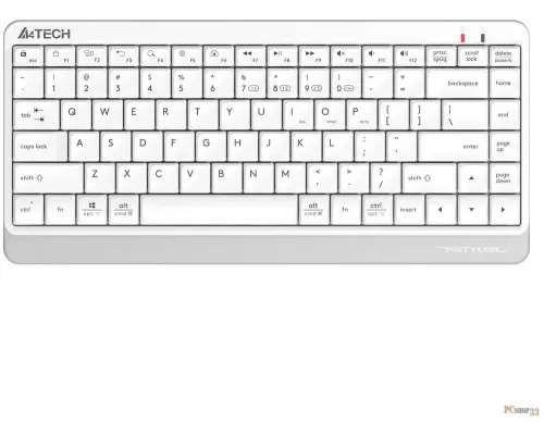 Клавиатура A4Tech Fstyler FBK11 белый/серый