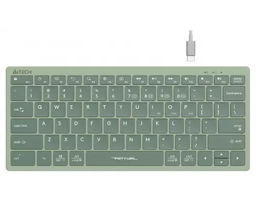 Клавиатура A4Tech Fstyler FBX51C зеленый