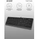 Клавиатура A4Tech Fstyler FK10 черный/серый USB Multimedia