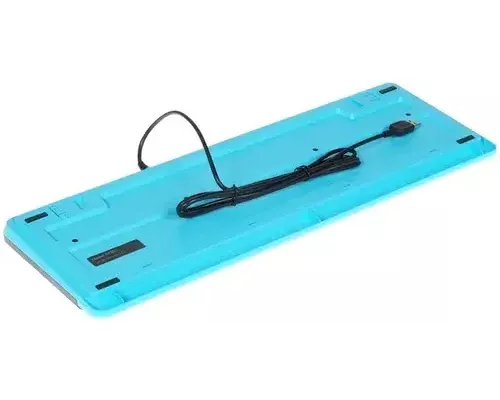 Клавиатура A4Tech Fstyler FK10 черный/синий USB Multimedia