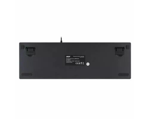 Клавиатура Acer OKW127 черный USB for gamer LED