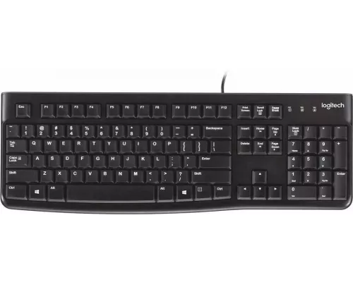 Клавиатура Logitech K120 черная