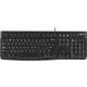 Клавиатура Logitech K120 черная