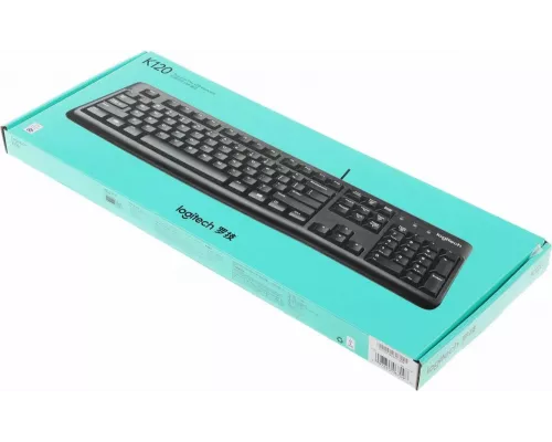 Клавиатура Logitech K120 черная