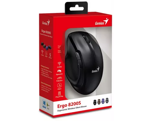 Мышь Genius Ergo 8200S чёрный