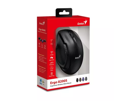 Мышь Genius Ergo 8200S чёрный