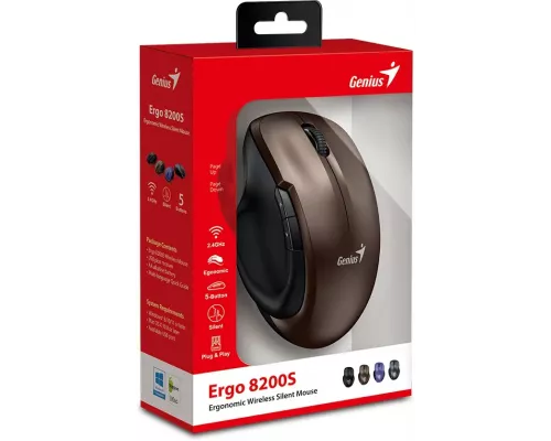 Мышь Genius Ergo 8200S Chocolate