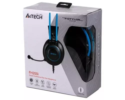 Наушники A4Tech Fstyler FH200i серый/синий