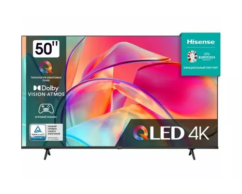 Телевизор Hisense 50E7KQ черный