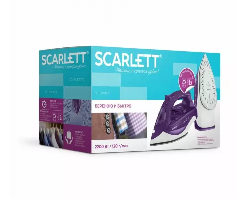 Утюг Scarlett SC-SI30K51, фиолетовый